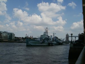 HMS Belfast near Tower Bridge